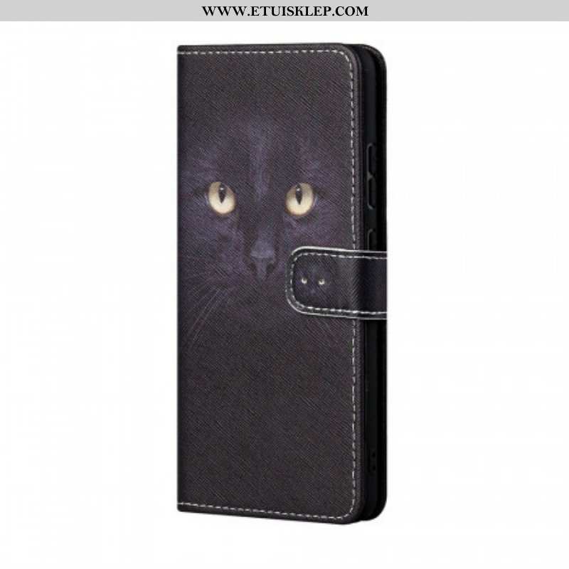 Etui Folio do Samsung Galaxy M23 5G z Łańcuch Stringi Kot